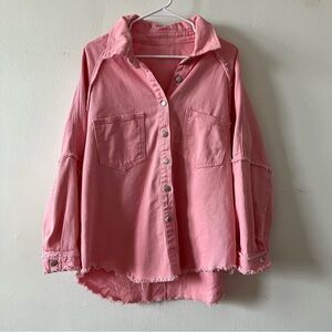 Chic Pink Utility Jacket
